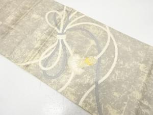 アンティーク　組紐模様刺繍袋帯（材料）